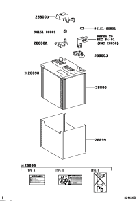 2889928030-INSULATOR, BATTERY