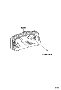 83800YK010-METER ASSY, COMBINAT