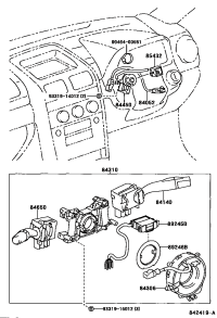 8465253010-SWITCH ASSY, WINDSHIELD WIPER