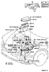 8277330010-HOOD, ENGINE ROOM ECU