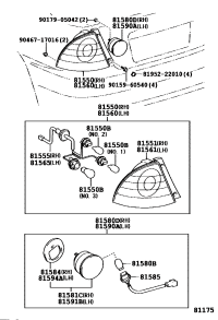 8155053011-LAMP ASSY, REAR COMBINATION, RH