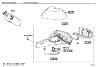87910F4230-MIRROR ASSY, OUTER REAR VIEW, RH