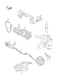 3C4839016B-AUDI TT MK2 WINDOW MECHANISM