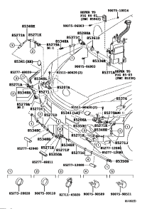 8520748020-ACTUATOR SUB-ASSY, HEADLAMP WASHER, RH