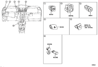 841520D060-SWITCH, HEADLAMP LEVELING