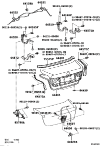 6440150340-PANEL SUB-ASSY, LUGGAGE COMPARTMENT DOOR