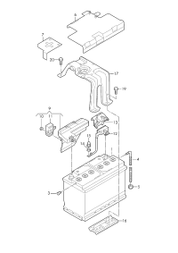4H0915181F-Controlunit, battery monitor