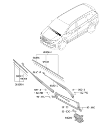 98120O3000-Linkage assy-w/wpr