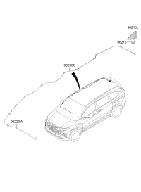 96220O3100-FEEDER CABLE-ANTENNA MAIN NO.1