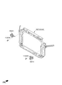 96641O3000-Horn, low pitched