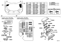 826620A220-COVER, RELAY BLOCK, UPPER, NO.1