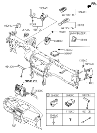 954902J610J7-HOLDER ASSY-BUTTON START