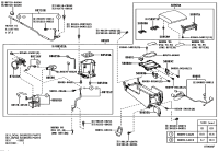 5890860070-LOCK SUB-ASSY, CONSOLE COMPARTMENT DOOR