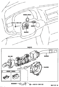 8430608030-CABLE SUB-ASSY, SPIRAL