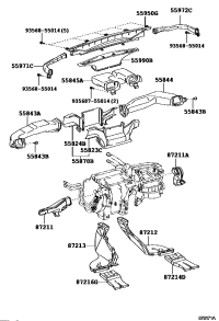 5595035070-NOZZLE ASSY, DEFROSTER