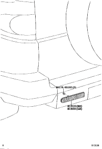 8191035060-REFLECTOR ASSY, REFLEX, RH/LH