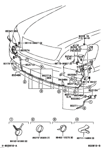 8520750010-ACTUATOR SUB-ASSY, HEADLAMP WASHER, RH