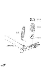 55300H7000-SHOCK ABSORBER ASSY-REAR