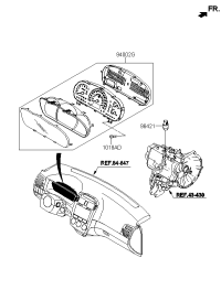 94003QD030-CLUSTER ASSY-INSTRUMENT