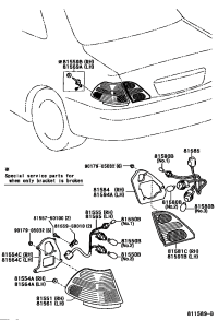 8155150120-LENS, REAR COMBINATION LAMP, RH