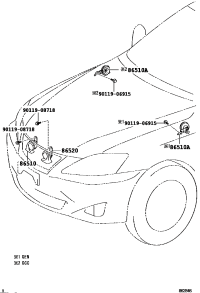 8651050200-HORN ASSY, HIGH PITCHED