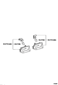 81270YK010-LAMP ASSY, LICENSE PLATE
