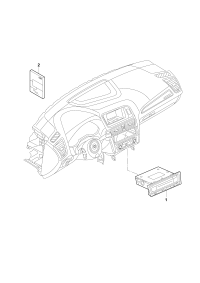 8RD035766F-Control unit-I /s MMI 3G
