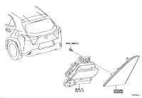 8191076010-LENS, REFLEX REFLECTOR, REAR LH, RH/LH