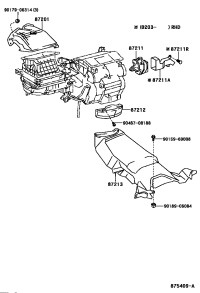8720128180-Duct sub-assy, air, no.1
