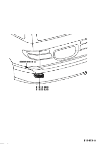 8191028010-REFLECTOR ASSY, REFLEX, RH/LH