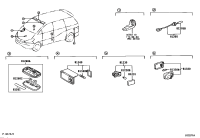 8125012030B9-LAMP ASSY, LUGGAGE COMPARTMENT, NO.1
