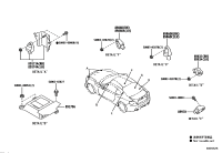 SU00303422-SENSOR ASSY, SIDE AIR BAG, NO.2, RH/LH