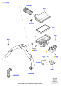 7T4Z9601A-AIR FILTER ELMT-FREELANDER II