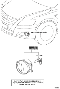 8121006050-LAMP ASSY, FOG