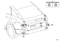 8816103010-BRACKET, BLIND SPOT