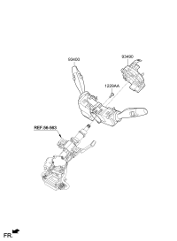93490F1250-CONTACT ASSY-CLOCK SPRING