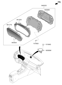 94033H3000-CLUSTER ASSY-INSTRUMENT