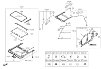 81666F0000XUG-SUNSHADE ASSY-SUNROOF