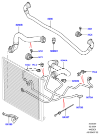 PCH001110-HOSE ASSY-EGR COOLER,OUT