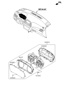 94033C3020-METER-COMBINATION