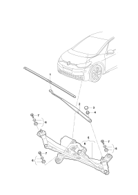 12D955425-Wiper blade