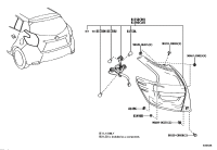 815500DC91-LAMP ASSY, REAR COMBINATION, RH