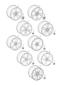 8S0601025H-Wheel rim: