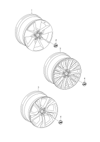 8S0601025J-Wheel rim for winter tire colour code: