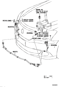 853810N030A0-NOZZLE, HEADLAMP CLEANER WASHER
