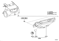 81457F4030-Lens & body, rear lamp
