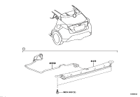 81935F4040-Wiring assy-center stop lamp