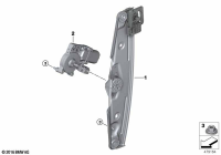51357381689-WINDOW LIFTER RR LH/E90-3 SRS