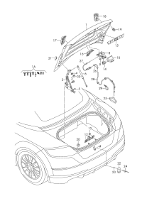 8S7827552A-GAS SPRING VW TIGUAN