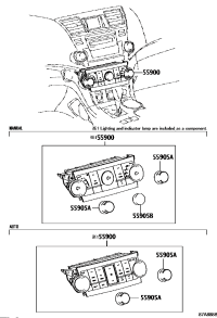 559000E340-CONTROL ASSY, AIR CONDITIONER